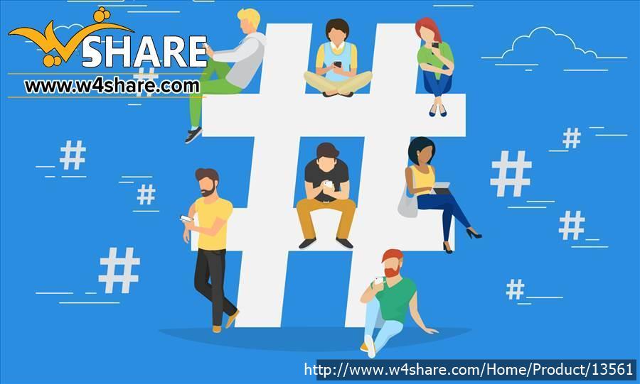 ارایه کلمات کلیدی و هشتک