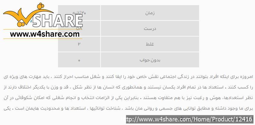 تست هوش تصویری IQ