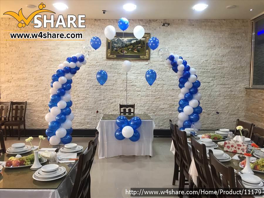 تزئینات،بادکنک ارایی .سیسمونی  نوزاد