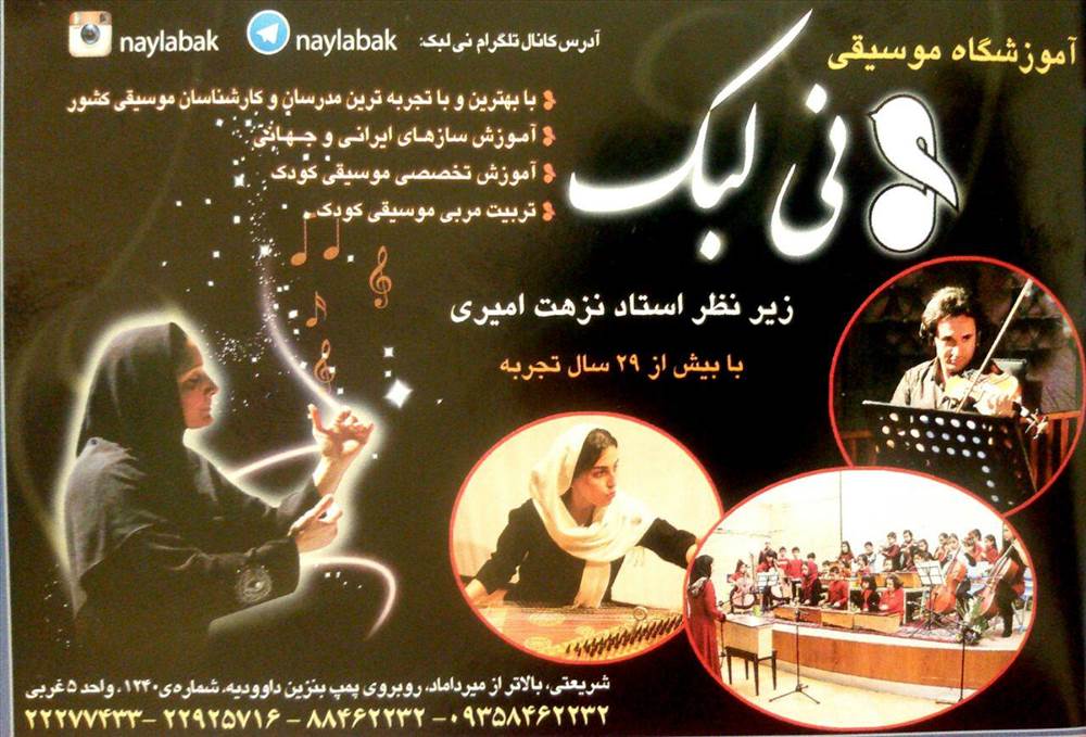 آموزشگاه موسیقی نی لبک