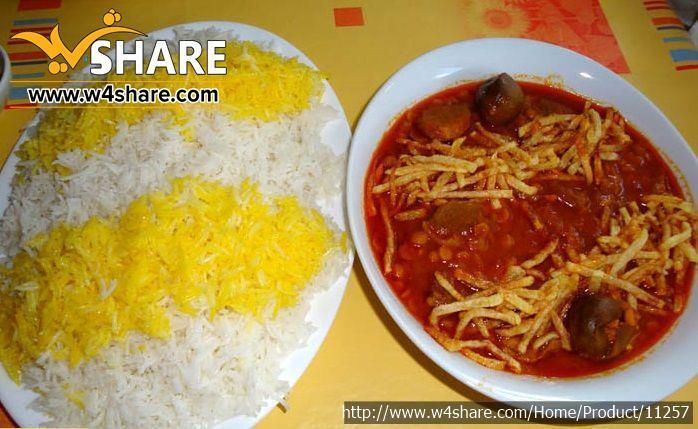 چلو خورشت قیمه