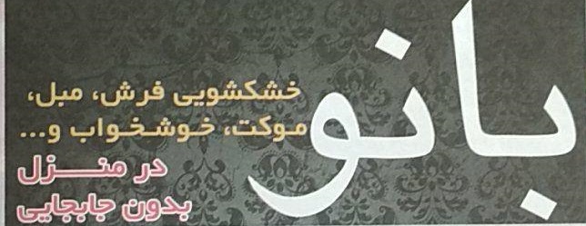 قالیشویی و مبل شویی بانو