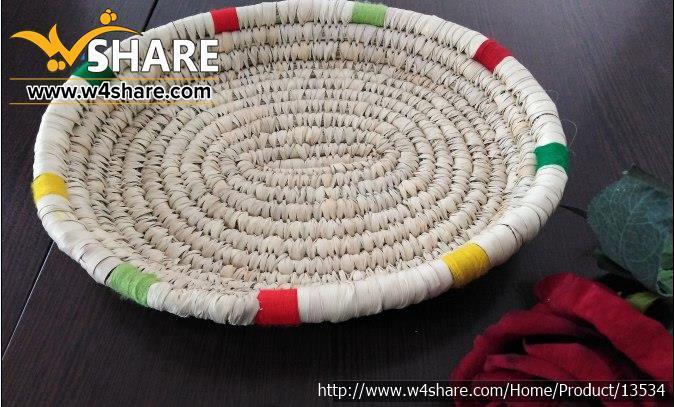 سبد سبزی حصیری