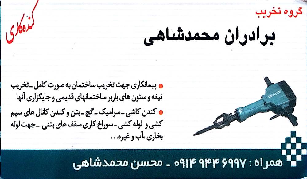 گروه تخریب برادران محمدشاهی