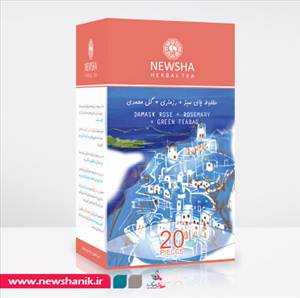 چای رزماری و گل محمدی نیوشا