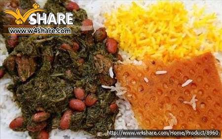 چلو خورشت قرمه سبزی
