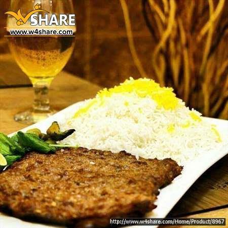 چلو اسقره کباب مرغ